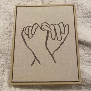 Target Wall Art Pinky Promise
